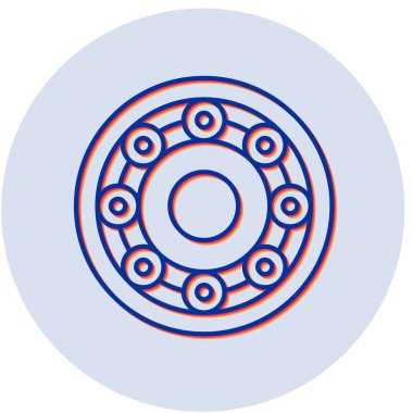 Top taşıyan modern simgenin vektör illüstrasyonu 