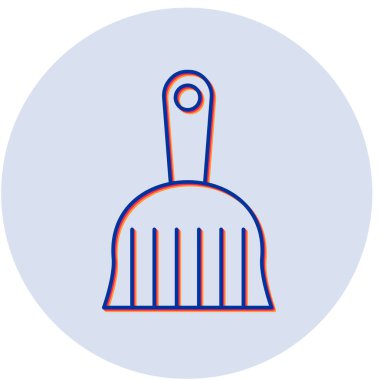 Toz tenceresi. Web simgesi basit illüstrasyon