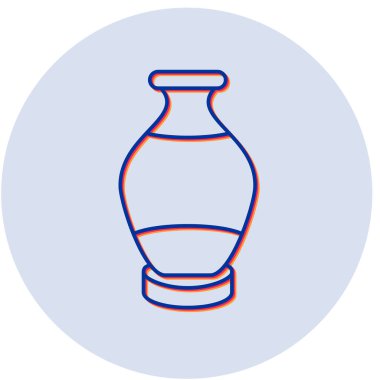 Vazo. Web simgesi basit tasarım