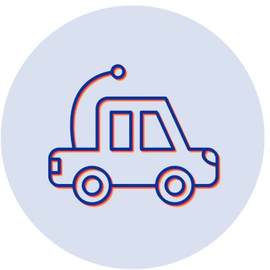Modern otomatik simgenin vektör illüstrasyonu
