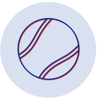 Top. Web simgesi basit illüstrasyon