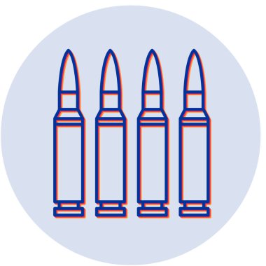 kurşun simgesi, vektör illüstrasyonu