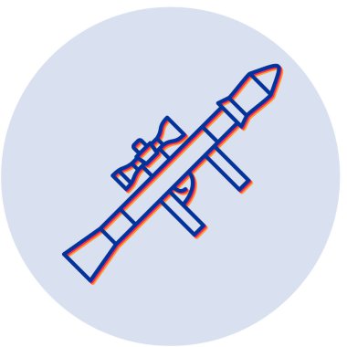 roket ikonu vektör illüstrasyonu