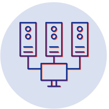 Modern simgeye ev sahipliği yapmanın vektör illüstrasyonu 