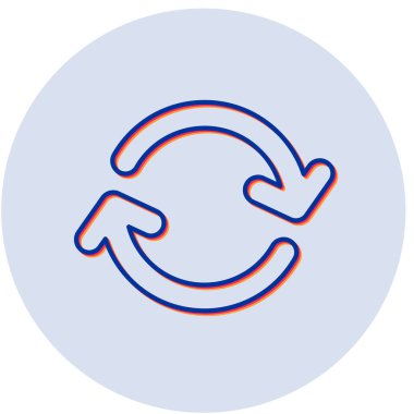 Modern simgenin vektör illüstrasyonu 