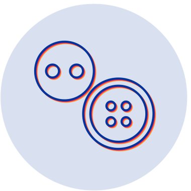 Modern Buttons simgesinin vektör illüstrasyonu 