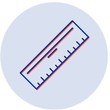 Hükümdar modern simgesinin vektör illüstrasyonu 