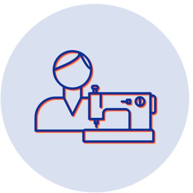 Modern Terzi simgesinin vektör çizimi 