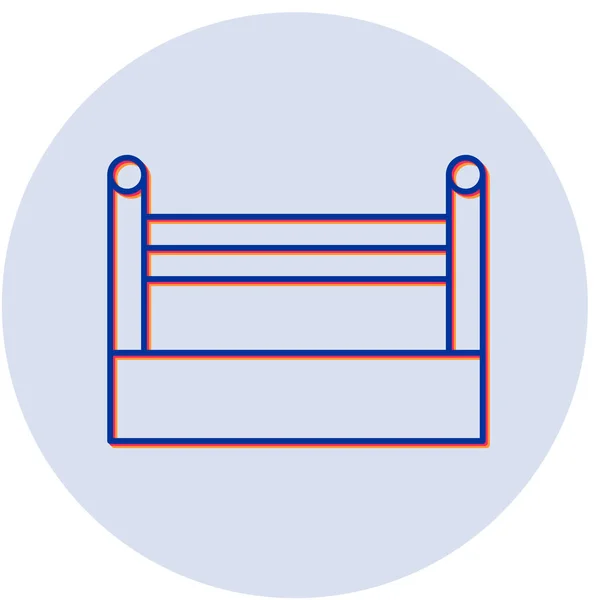 Ikon Kotak Ring Gambar Desain Vektor Sederhana - Stok Vektor