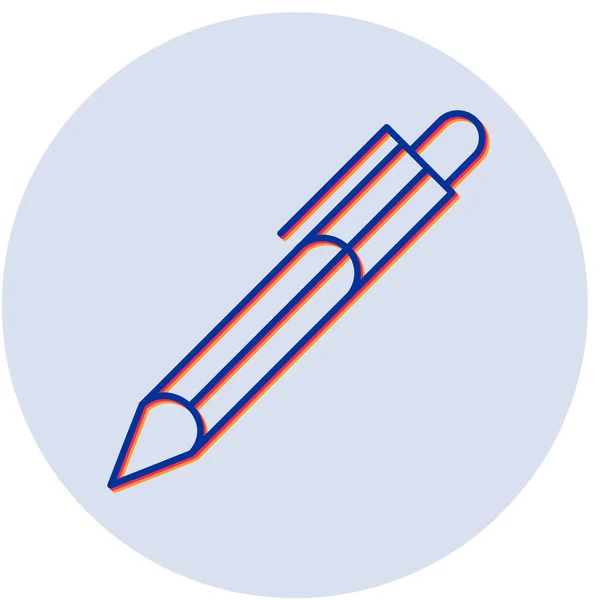 Значок Пера Векторная Иллюстрация — стоковый вектор