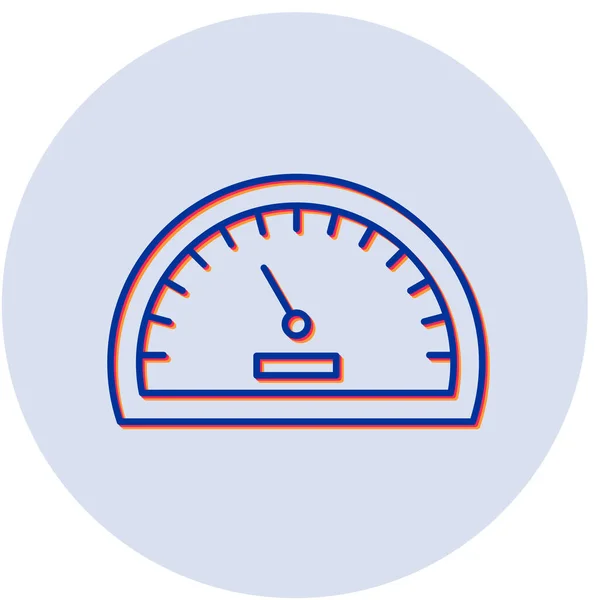 Car Speed Icon Vector Illustration — Stock Vector