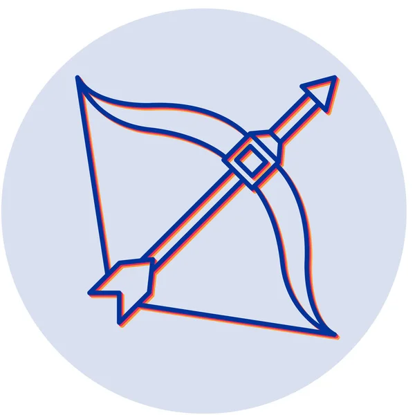 Cupido Icono Web Ilustración Simple — Vector de stock