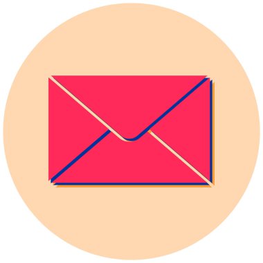 E- posta simgesi vektör illüstrasyonu