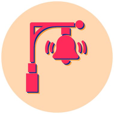 Alarm saat vektör simgesi