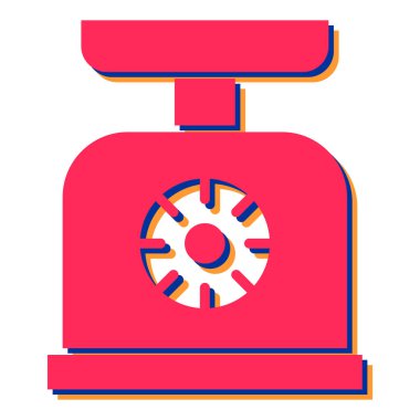 mutfak kutsal kişilerin resmi ölçeklendirir. vektör çizim