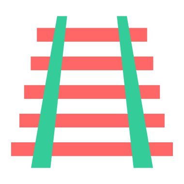 Merdivenler. Web simgesi basit illüstrasyon