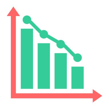 grafik ikonu vektör illüstrasyonu