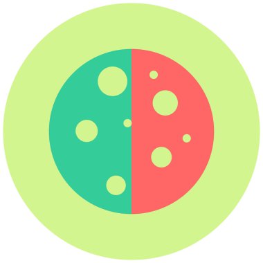 ay simge, basit vektör çizim