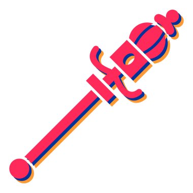 Ağ ve mobil uygulama tasarımınız için beyaz arkaplanda izole edilmiş roket simgesi vektörü, itfaiyeci logosu konsepti