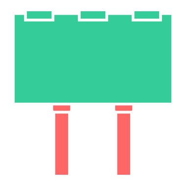 Tahta. Web simgesi basit illüstrasyon