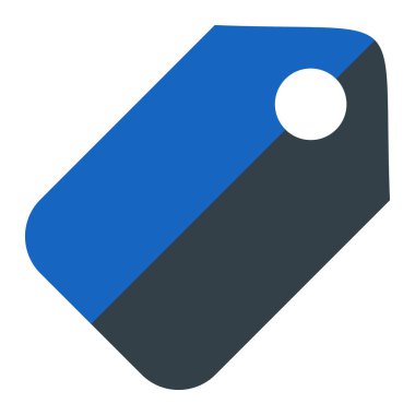 Etiket. Web simgesi basit tasarım