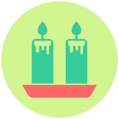 Mumlar. Web simgesi basit tasarım
