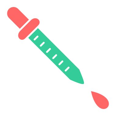 Pipette. Web simgesi basit tasarım 