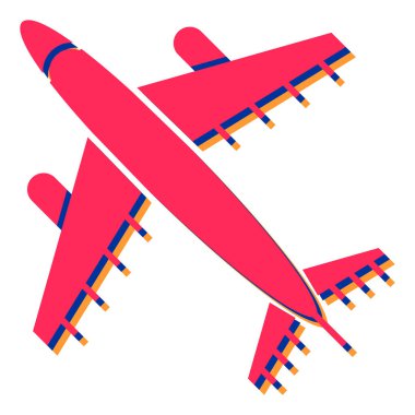 Gökyüzünde uçan bir uçak