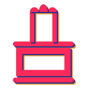 Vektör illüstrasyonu, simge ögesi arkaplanı