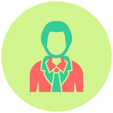 İş adamı. Basit tasarım