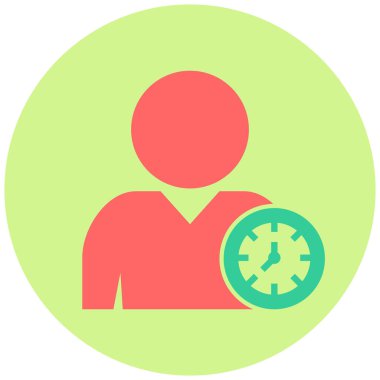 kullanıcı. Web simgesi basit illüstrasyon