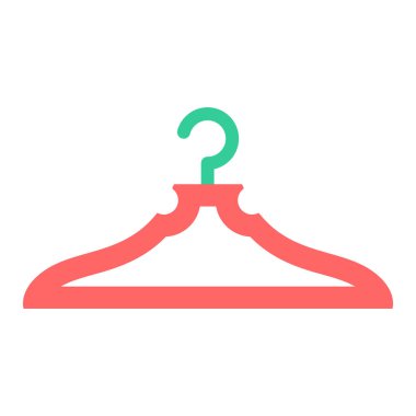 Askı. Web simgesi basit illüstrasyon