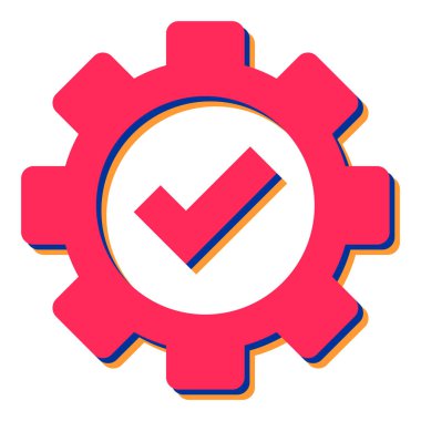 Modern simgenin vektör illüstrasyonu