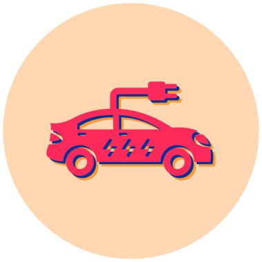 - Araba. Web simgesi basit illüstrasyon