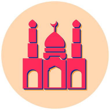 Cami. Web simgesi basit tasarım