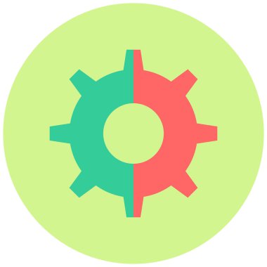 Ayarlar. Web simgesi basit illüstrasyon