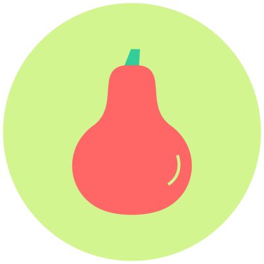 Su kabağı. Web simgesi basit illüstrasyon