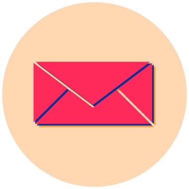 E- posta simgesi vektör illüstrasyonu