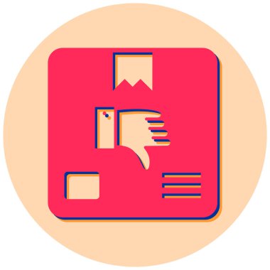 Alışveriş çantası. Basit resimleme