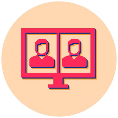 İnsan simgesinin vektör illüstrasyonu