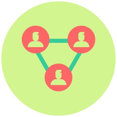 Ağ kurmak. Web simgesi basit illüstrasyon