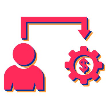 seo modern simgesinin vektör illüstrasyonu