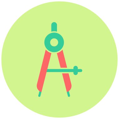 Bölme simgesinin vektör illüstrasyonu