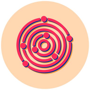 Hedef. Web simgesi basit tasarım