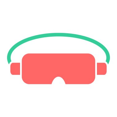 Gözlükler. Web simgesi basit illüstrasyon