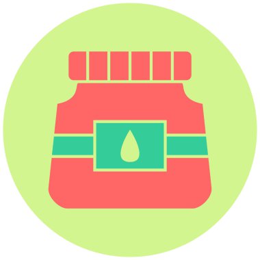 Mürekkep. Web simgesi basit illüstrasyon