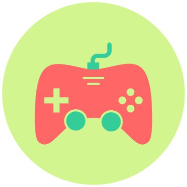 Oyun kolu. Web simgesi basit illüstrasyon