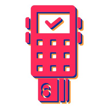 atm makine simgesi vektör illüstrasyon tasarımı