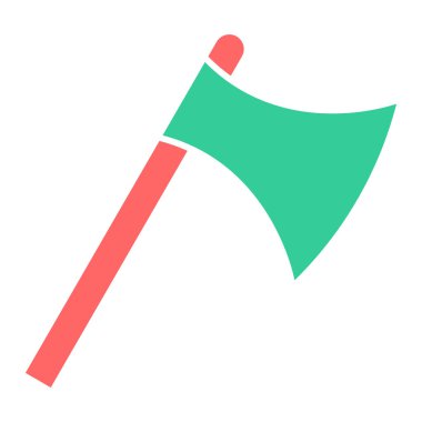 Balta. Web simgesi basit illüstrasyon