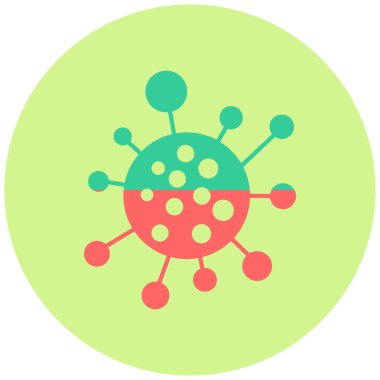 Virüs. Web simgesi basit tasarım